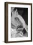 Barbara Streisand Sitting-null-Framed Art Print