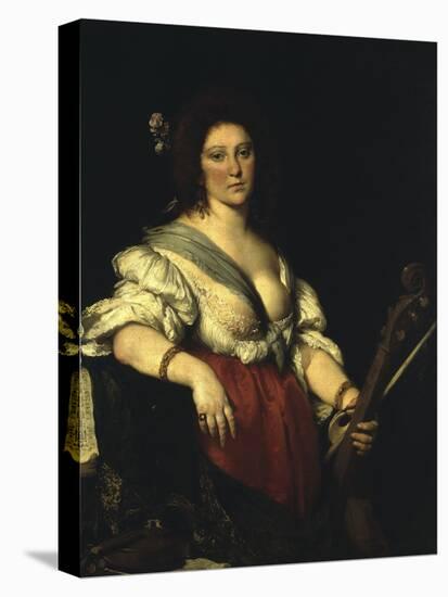 Barbara Strozzi-Bernardo Strozzi-Stretched Canvas