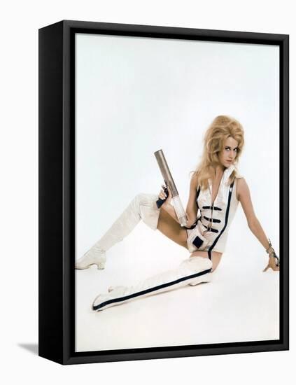 BARBARELLA, 1967 directed by ROGER VADIM Jane Fonda (photo)-null-Framed Stretched Canvas