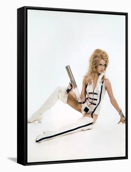 BARBARELLA, 1967 directed by ROGER VADIM Jane Fonda (photo)-null-Framed Stretched Canvas