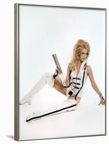 BARBARELLA, 1967 directed by ROGER VADIM Jane Fonda (photo)-null-Framed Photo