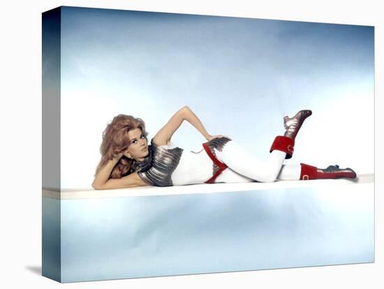 BARBARELLA, 1967 directed by ROGER VADIM Jane Fonda (photo)-null-Stretched Canvas