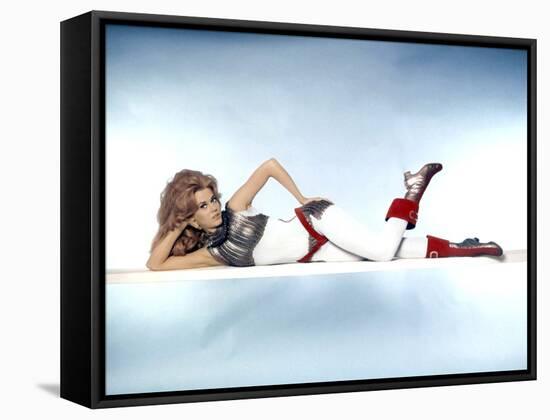 BARBARELLA, 1967 directed by ROGER VADIM Jane Fonda (photo)-null-Framed Stretched Canvas