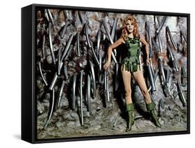 Barbarella, Jane Fonda, 1968-null-Framed Stretched Canvas