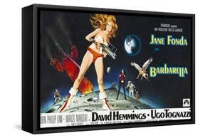 Barbarella, Jane Fonda, 1968-null-Framed Stretched Canvas