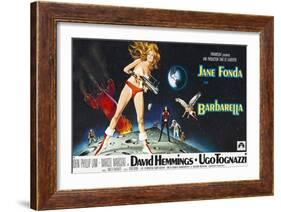 Barbarella, Jane Fonda, 1968-null-Framed Art Print