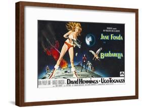 Barbarella, Jane Fonda, 1968-null-Framed Art Print