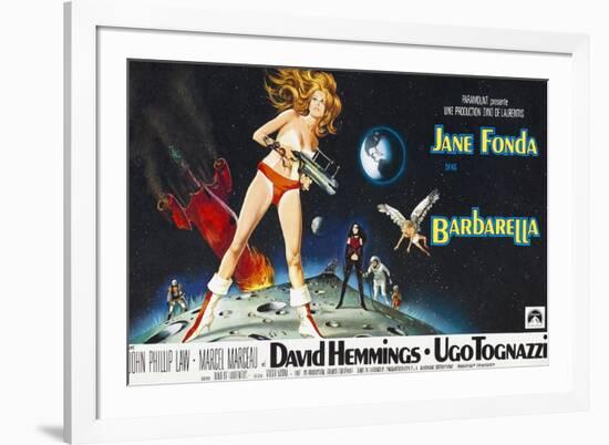 Barbarella, Jane Fonda, 1968-null-Framed Art Print