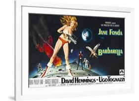 Barbarella, Jane Fonda, 1968-null-Framed Art Print