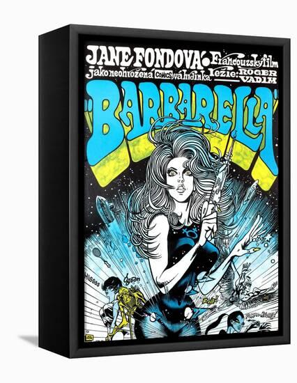 Barbarella, Jane Fonda, 1968-null-Framed Stretched Canvas