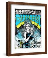 Barbarella, Jane Fonda, 1968-null-Framed Art Print