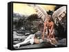 Barbarella, Jane Fonda, John Phillip Law, 1968-null-Framed Stretched Canvas