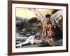 Barbarella, Jane Fonda, John Phillip Law, 1968-null-Framed Photo