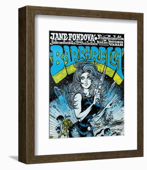 Barbarella - Movie Poster Reproduction-null-Framed Photo