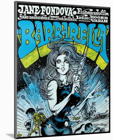 Barbarella - Movie Poster Reproduction-null-Mounted Photo