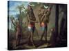 Barbarian Indians, 18th Century, Mexico-null-Stretched Canvas