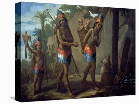 Barbarian Indians, 18th Century, Mexico-null-Stretched Canvas