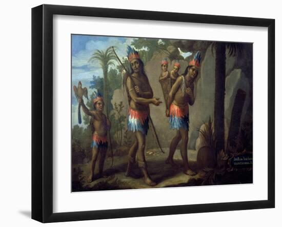 Barbarian Indians, 18th Century, Mexico-null-Framed Giclee Print