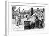 Barbarous Technicalities of Lawn Tennis, 1882-George Du Maurier-Framed Giclee Print