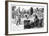 Barbarous Technicalities of Lawn Tennis, 1882-George Du Maurier-Framed Giclee Print