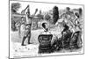 Barbarous Technicalities of Lawn Tennis, 1882-George Du Maurier-Mounted Giclee Print