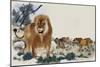 Barbary Lions-Maurice Wilson-Mounted Giclee Print
