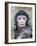 Barbary Macaque (Macaca sylvanus) newborn baby, sticking tongue out, Gibraltar-Andrew Forsyth-Framed Photographic Print