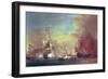 Barbary Pirates Attacking a Spanish Ship-Willem van de II Velde-Framed Giclee Print