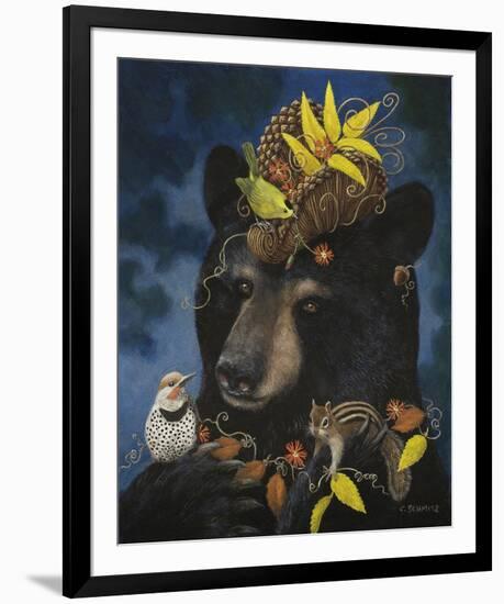 Barbeara's Elegant Hat-Carolyn Schmitz-Framed Giclee Print