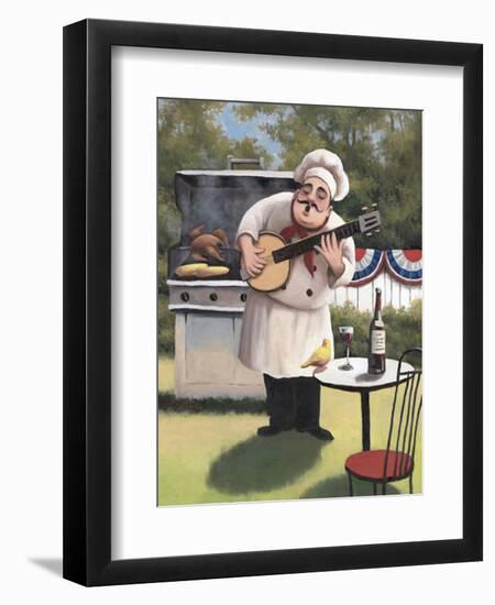 Barbecue Banjo Chef-Unknown Chiu-Framed Art Print