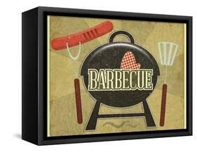 Barbecue Menu-elfivetrov-Framed Stretched Canvas