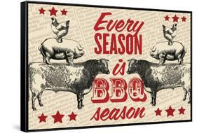 Barbecue Season-null-Framed Stretched Canvas