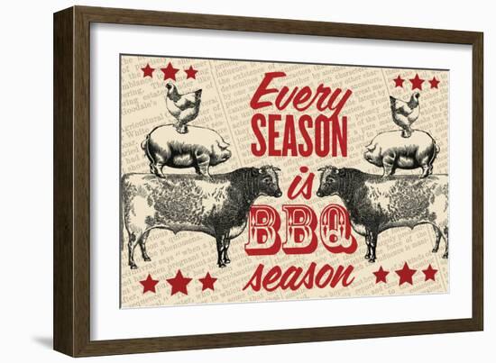 Barbecue Season-null-Framed Giclee Print