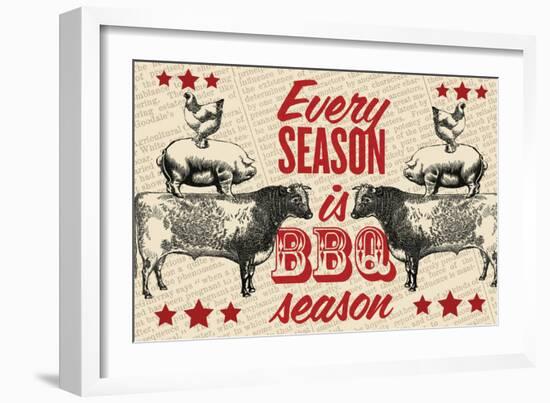 Barbecue Season-null-Framed Giclee Print