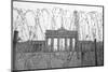 Barbed Wire and Brandenburg Gate-null-Mounted Photographic Print