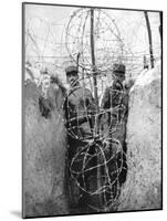 Barbed Wire Surrounding a French Trench, World War I, 1915-null-Mounted Giclee Print