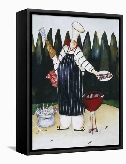 Barbeque Chef-Jennifer Garant-Framed Stretched Canvas