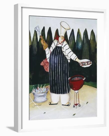 Barbeque Chef-Jennifer Garant-Framed Giclee Print