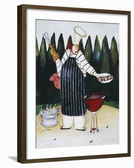 Barbeque Chef-Jennifer Garant-Framed Giclee Print