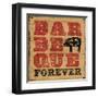 Barbeque Forever-Pela Design-Framed Art Print