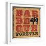 Barbeque Forever-Pela Design-Framed Art Print
