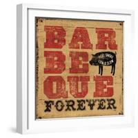 Barbeque Forever-Pela Design-Framed Art Print