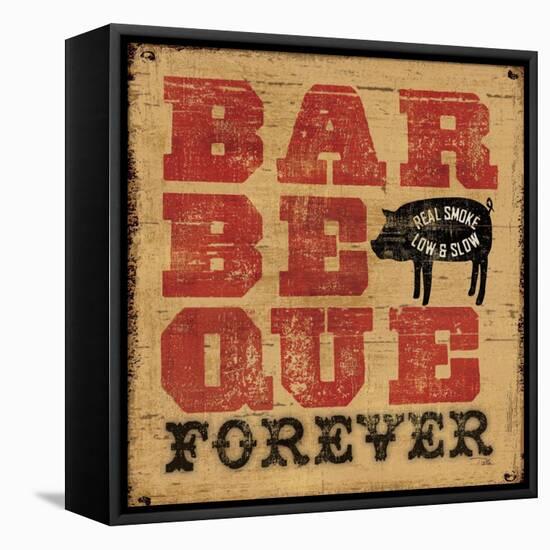 Barbeque Forever-Pela Design-Framed Stretched Canvas