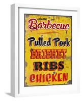 Barbeque Genuine Pit Trashed-Retroplanet-Framed Giclee Print