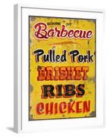 Barbeque Genuine Pit Trashed-Retroplanet-Framed Giclee Print