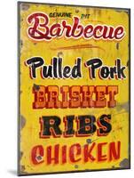 Barbeque Genuine Pit Trashed-Retroplanet-Mounted Giclee Print