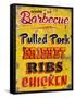 Barbeque Genuine Pit Trashed-Retroplanet-Framed Stretched Canvas