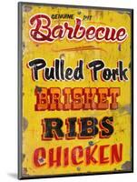 Barbeque Genuine Pit Trashed-Retroplanet-Mounted Giclee Print