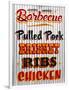 Barbeque Hickory Smoked Corregate Metal-Retroplanet-Framed Giclee Print