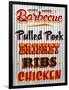 Barbeque Hickory Smoked Corregate Metal-Retroplanet-Framed Giclee Print